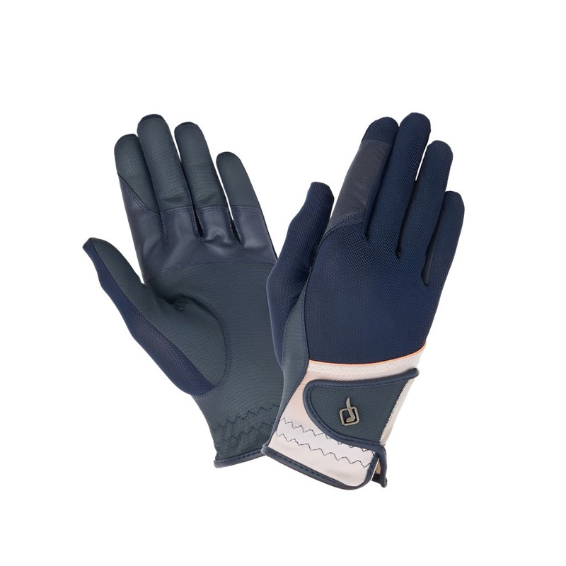 LeMieux Pro Mesh Glove Apricot/Navy XXS