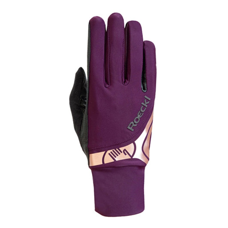 Roeckl Melbourne Glove Grape Wine 9.5