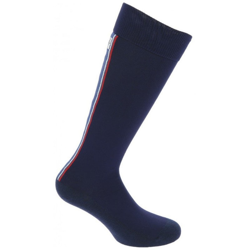 Equitheme Classic Socks Navy Red/white stripe 35-3 35-38