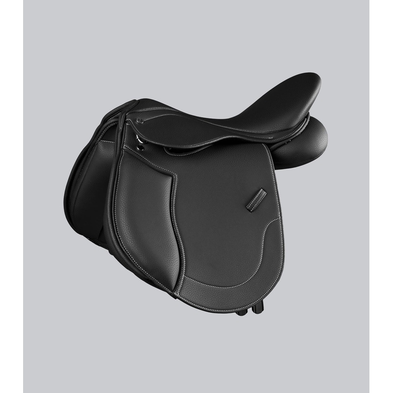 Biarritz Synthetic Pony GP/Jump Saddle Black
