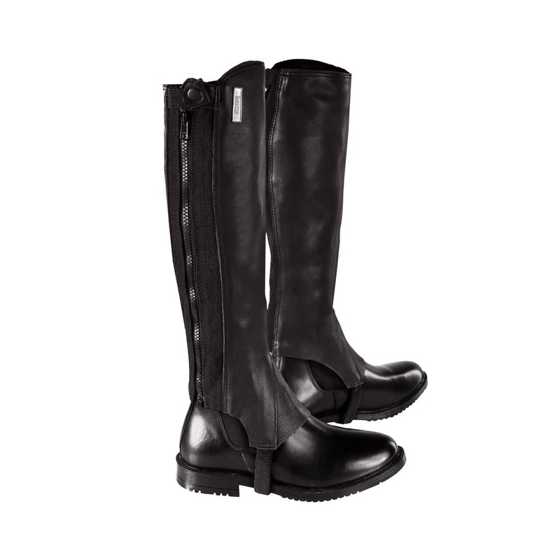 Horze Franci (Kendra) Soft Leather Chaps Black XXSmall