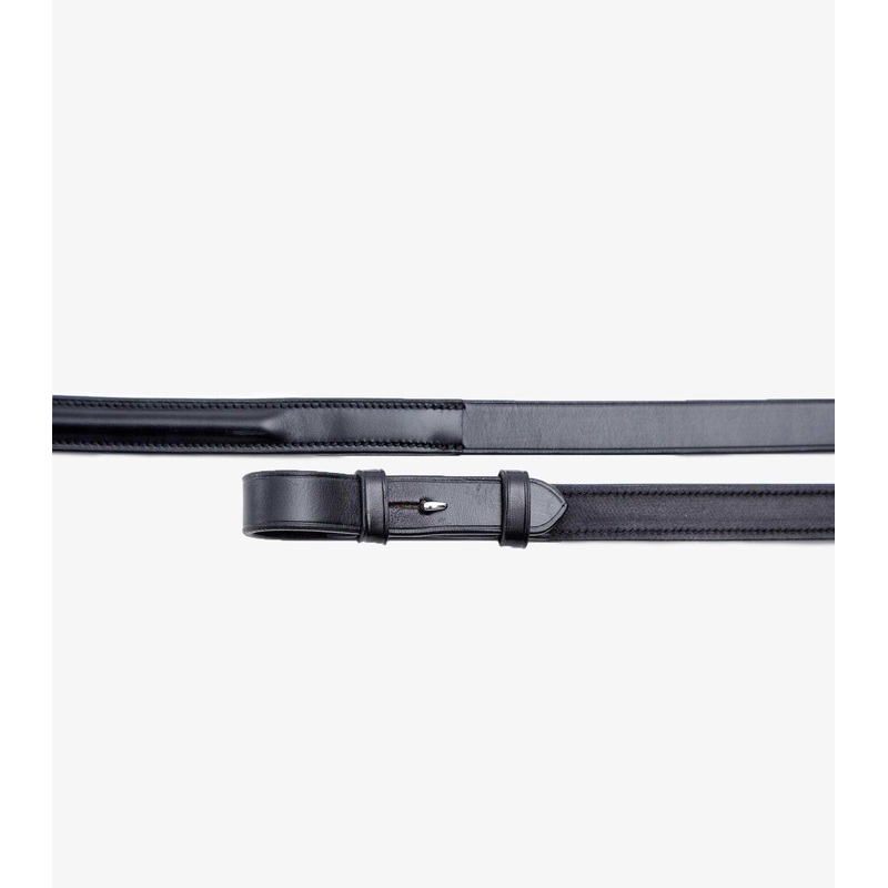 Luigi Plain Leather Reins Black