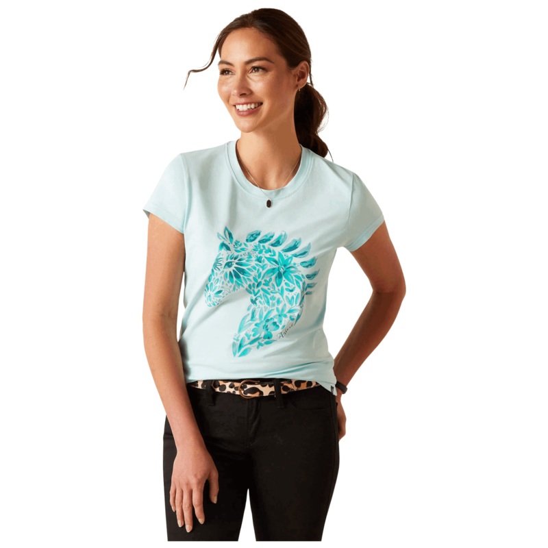 Ariat Women's T-Shirt Floral Mosaic, short-sleeved