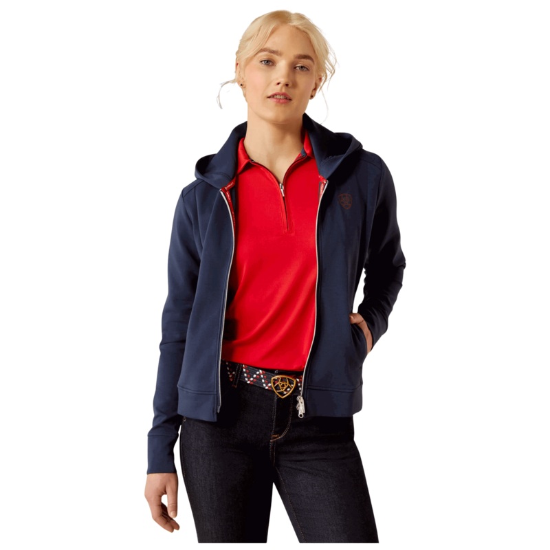 Ariat Women's Sweater Antez Team Full Zip Hoodie, Hooded Sweater
