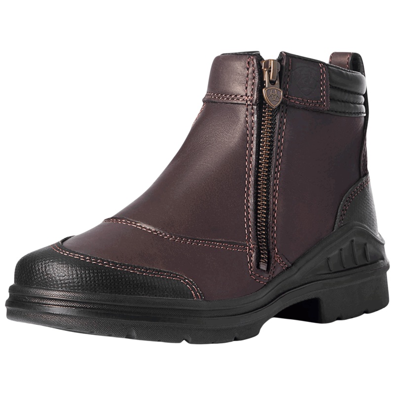 Ariat Ankle Boot Barnyard Side Zip, Leather, Women's
