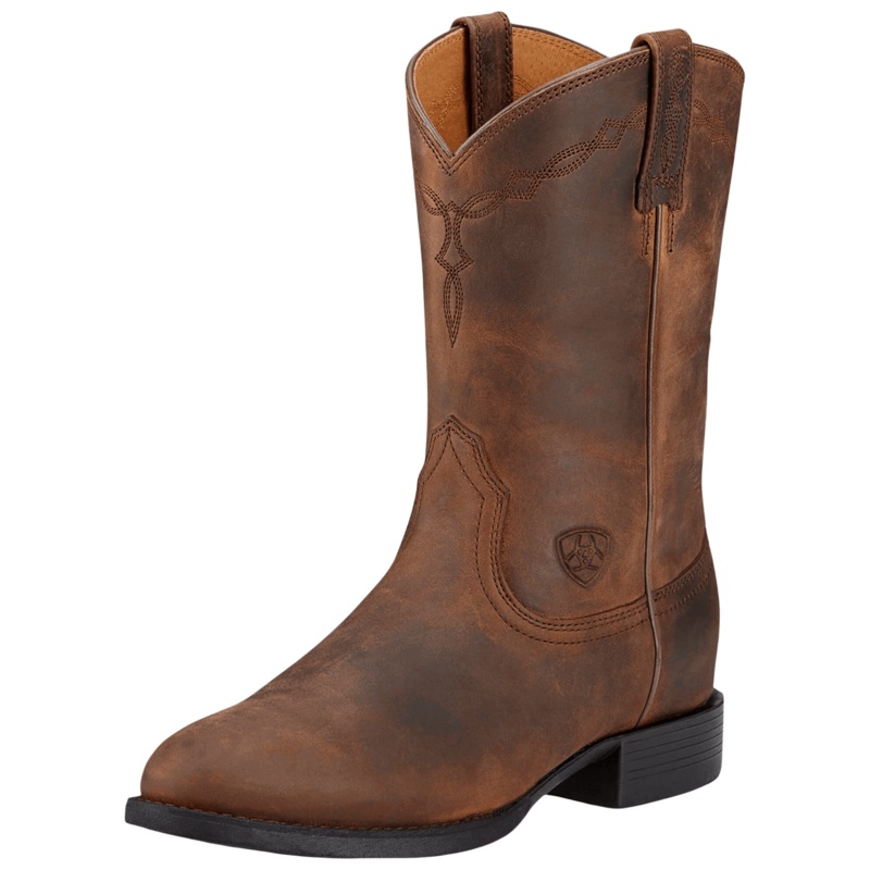 Ariat Boots Heritage Roper, Leather, Women's, Western Boot