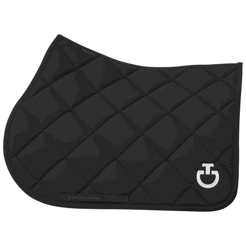Cavalleria Toscana Saddle Pad Diamond Quilted Jersey, Jumping Saddle Pad