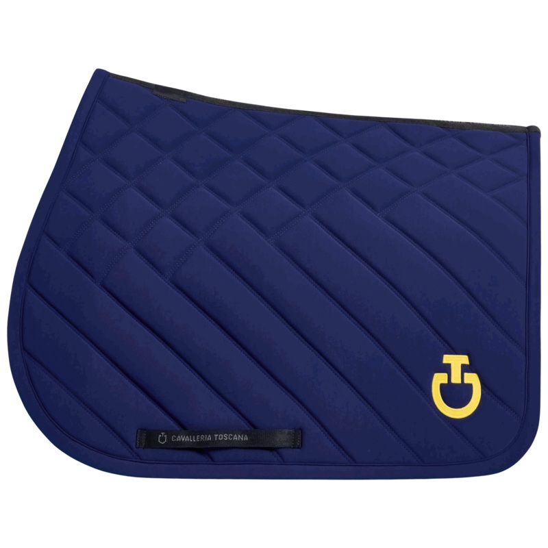 Cavalleria Toscana Saddle Pad CT Diamonds and Lines SS25, Jumping Saddle Pad