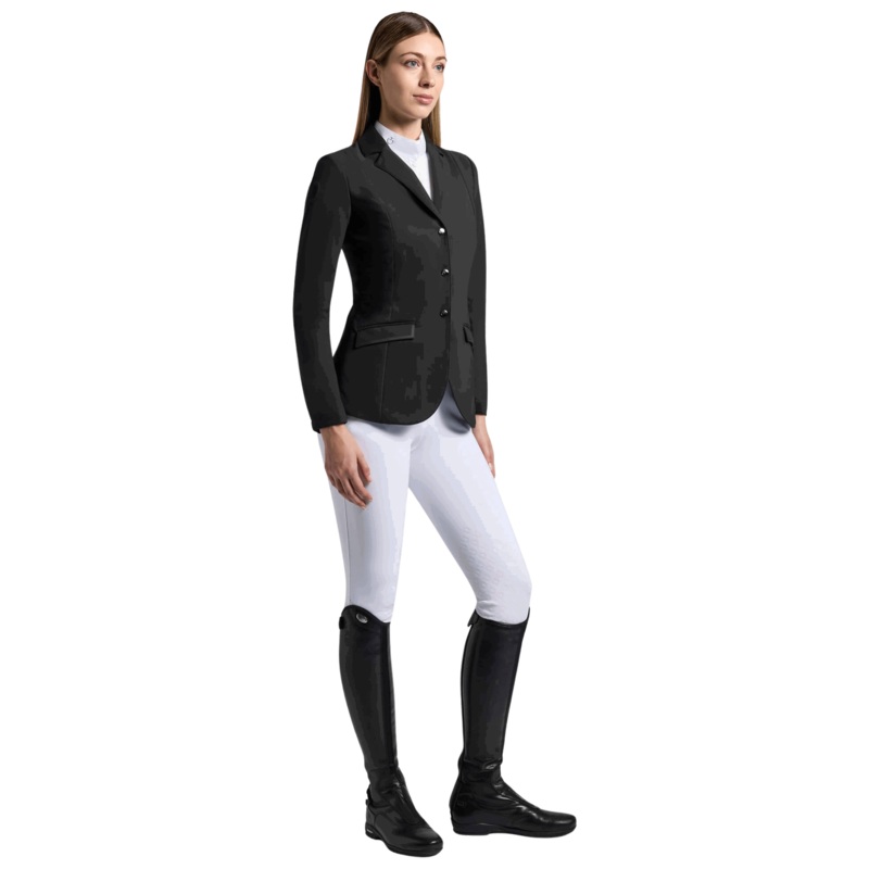 Cavalleria Toscana Women's Jacket Lightweight Jersey Zip SS25, Competition Jacket, Show Jacket