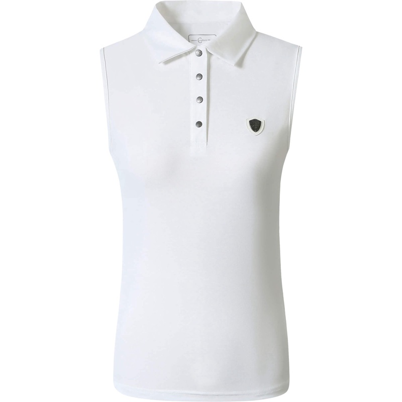 Covalliero Women's Shirt SS25, Poloshirt, sleeveless