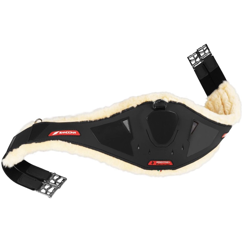 Zandona Saddle Girth Carbon Air Sensitive+ Candy Girth, Long Girth, with Lambskin