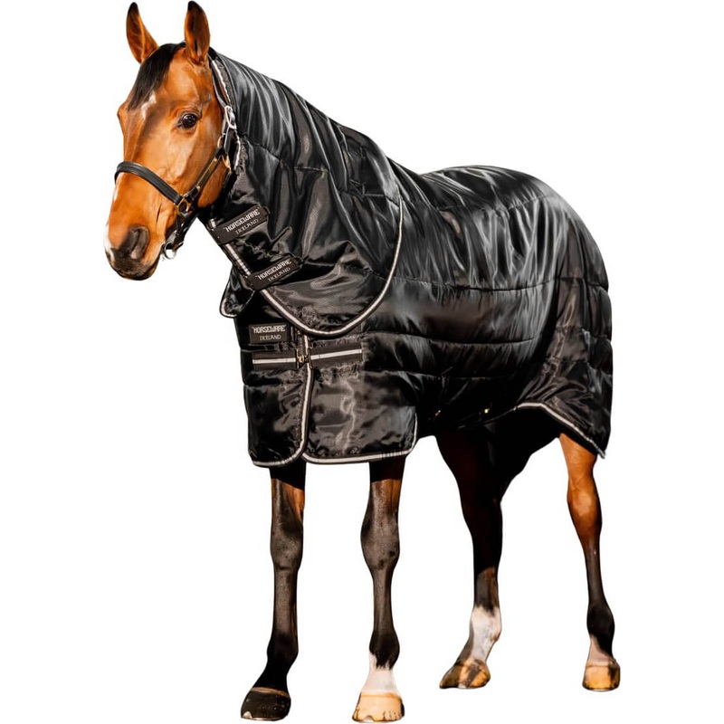 Horseware Underrug Easy-Layer Stable Plus, Stable Rug, 200 g, incl. Removable Neck Cover