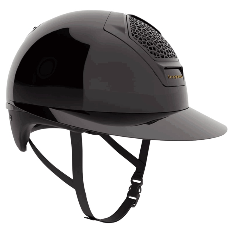 Freejump Riding Helmet Glossy Vorono, without Temple Protection