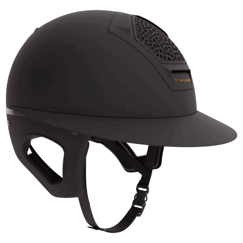 Freejump Riding Helmet Matte Vorono, with Temple Protection