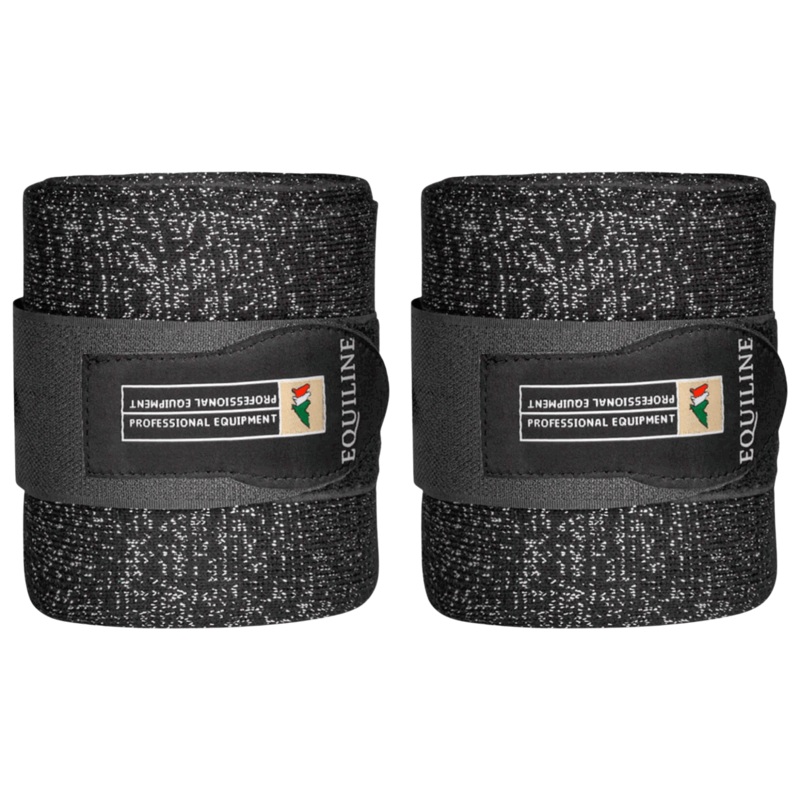 Equiline Bandages Glitter, Stable Bandages, Set of 2