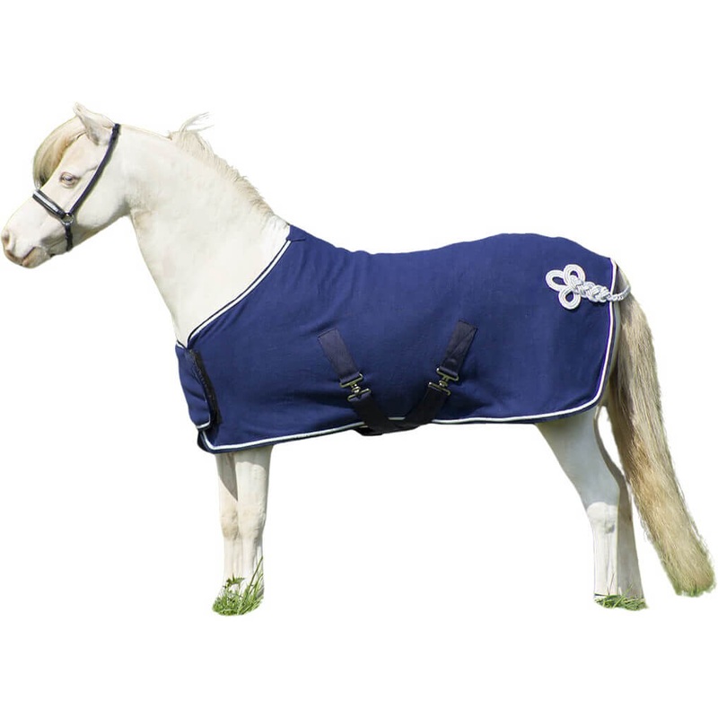 QHP Fleece Rug Falabella with Ornament, Cooler Rug
